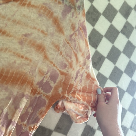 YFB Young Fabulouse & Broke Tie Dye Linen Blended Twister Tee Shirt M/ MEDIUM - Picture 3 of 8